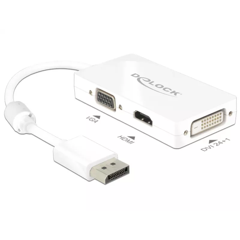 Cavo DeLOCK 0,16 m DisplayPort VGA HDMI DVI-D