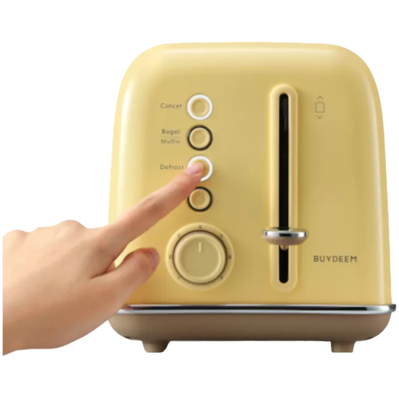 BUYDEEM tostapane 2 fette, modello DT620E, colore Mellow Yellow, EU