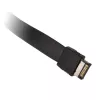 Adattatore staffa PCI low profile Akasa USB 3.1 Type-C - nero - adattatore - digitale/dati