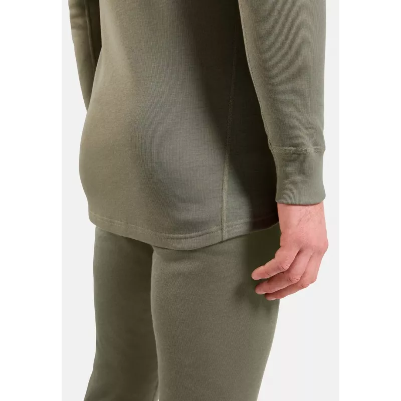 ODLO BL TOP girocollo manica lunga ACTIVE WARM intimo termico a manica lunga, taglia M, grigio