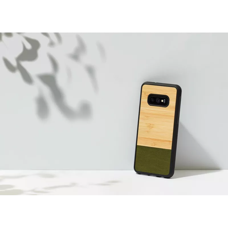 Custodia per cellulare man and wood SmartPhone per Galaxy S10e Bamboo Forest nero