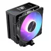Dissipatore CPU ad aria MODECOM Volcano 0C T102 LCD ARGB 12 cm nero