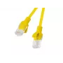 Lanberg PCU5-20CC-0025-Y Cavo patch Cat.5e UTP, 0,25 m, Giallo, confezione da 10