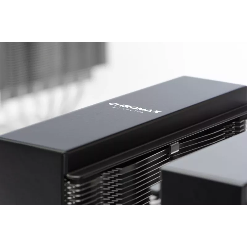 Kit di montaggio Noctua NA-HC4 chromax.Nero — accessorio in alluminio per dissipatore CPU, nero