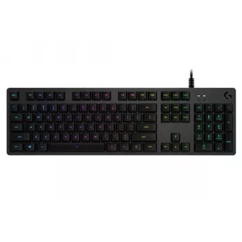 Logitech Gaming G512 - tastiera - retroilluminata - USB - QWERTY - spagnola - switch tasti: GX Brown Tactile - carbone
