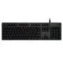 Logitech Gaming G512 - tastiera - retroilluminata - USB - QWERTY - spagnola - switch tasti: GX Brown Tactile - carbone