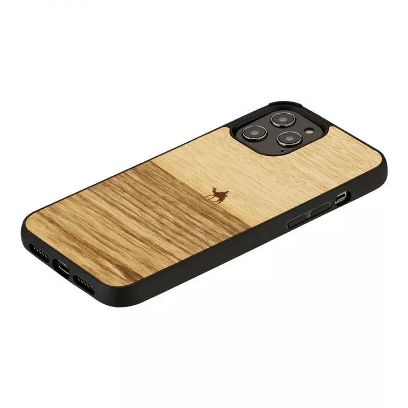 Custodia per cellulare man and wood per iPhone 12 Pro Max Terra nero — cover posteriore protettiva