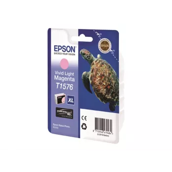 Epson Turtle T1576 Vivid Light Magenta, resa High (XL), Vivid light Magenta, inchiostro a pigmenti, 25,9 ml, 1 pezzo, 2300 pagine