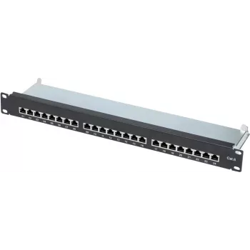 Patch panel Renkforce 24 porte CAT6, 1U (1 HE) per cablaggio strutturato