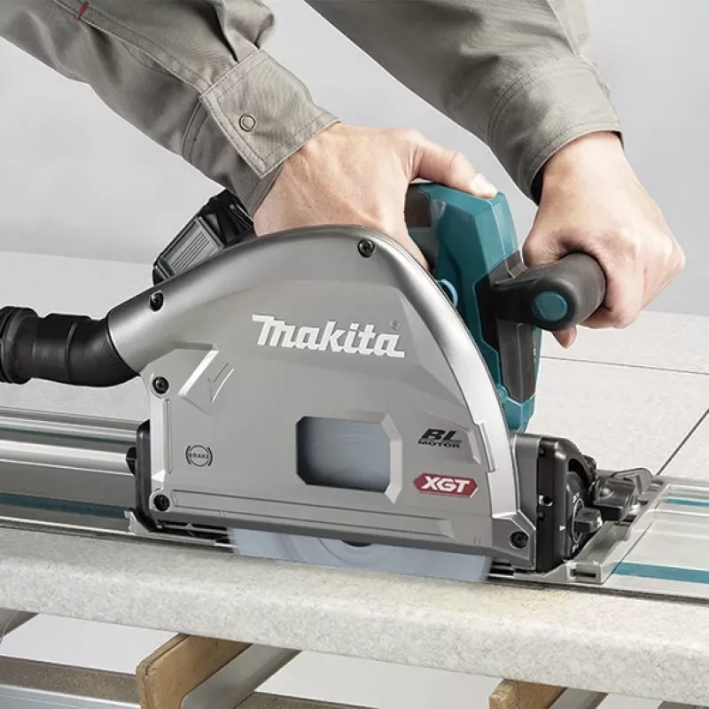 Makita SP001GZ03 40V XGT sega circolare a immersione a batteria, 165 mm