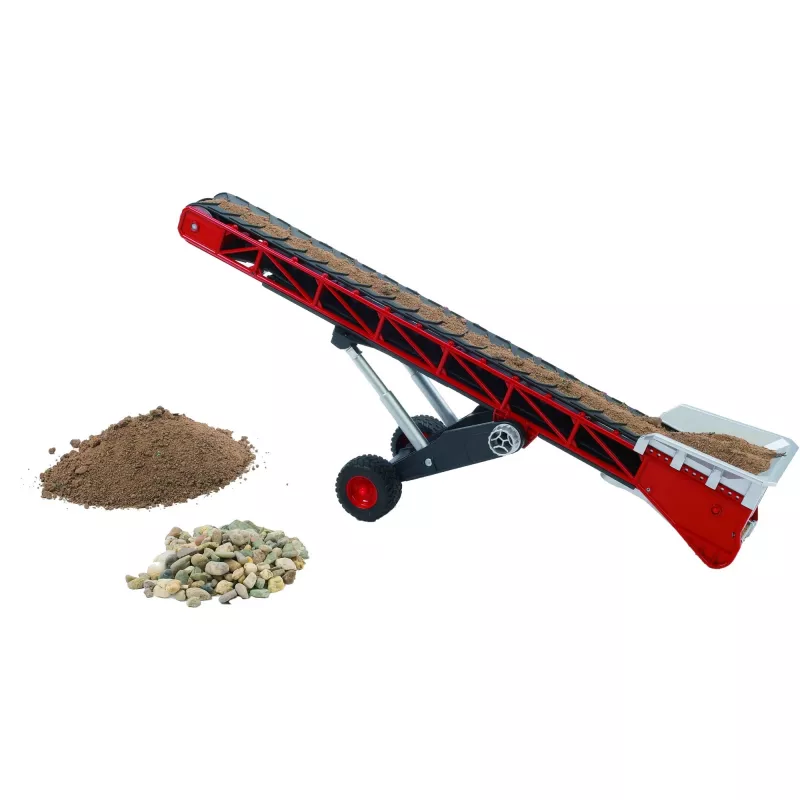 Accessorio per modellismo Bruder 02031 — ricambio in plastica, nero e rosso