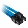Cavo PCIe doppio premium sleeved Corsair, confezione doppia (Gen 4) - blu