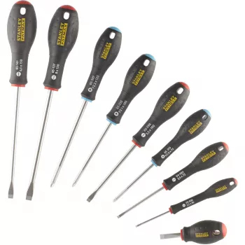 Set di cacciaviti a mano STANLEY FATMAX FMHT65424-0 – 20 pezzi, cacciaviti a taglio, punte piatte e Pozidriv