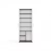 OLIV 2D CLOSED SHELVING UNIT, antracite/bianco SET