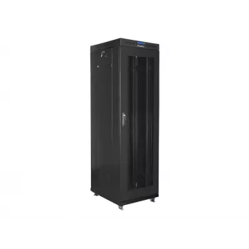 Armadio rack LANBERG FF01-6842-23BL 42U autoportante, 2127,5×600×800 mm, IP20, serratura a chiave, ruote