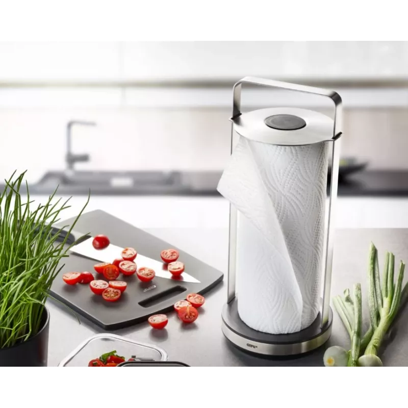 Portarotolo GEFU SMARTLINE G-15702 – da appoggio, con dettagli in acciaio inox