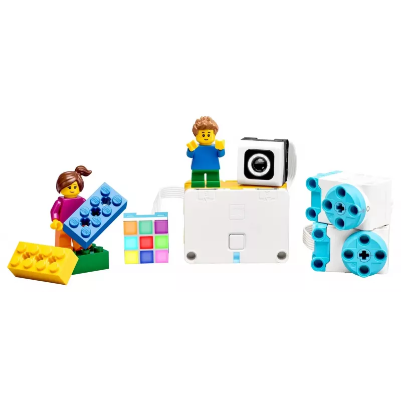 LEGO Education SPIKE Essential Set A+ 45345 – kit di robotica educativa e programmazione, 449 elementi, da 6 anni