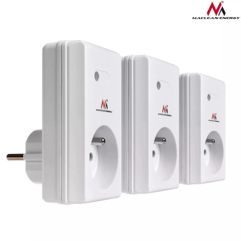 MCE153 set da 3 prese radiocomandate - programmabili + telecomando