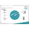 Cavo di rete Digitus CAT 5e U/UTP RJ-45 2 m bianco