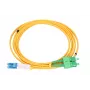 Cavo patch Extralink SC/APC - LC/UPC monomodale duplex G.657.A1 3mm 1m
