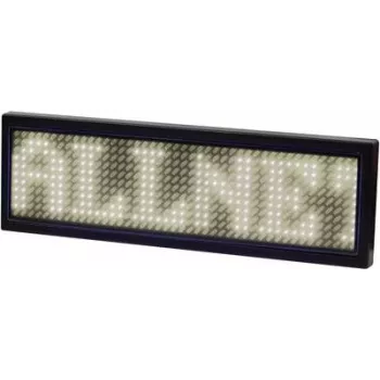 ALLNET targhetta nome elettronica programmabile seriale - colore bianco (ALLNTAGWv2)