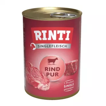 RINTI Singlefleisch Pur Rind - cibo umido per cani - 400g