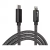 Good Connections cavo di ricarica e dati USB 2.0 per iPhone/iPad/iPod connettore USB-C a Lightning - Il cavo di alta qualità e ufficialmente certificato da Apple