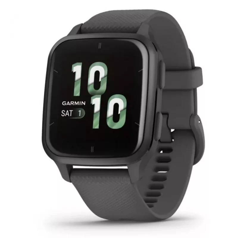 Smartwatch GARMIN Venu Sq 2 — 1,4 inch AMOLED, case 40 mm, ardesia, GPS, SpO2, NFC