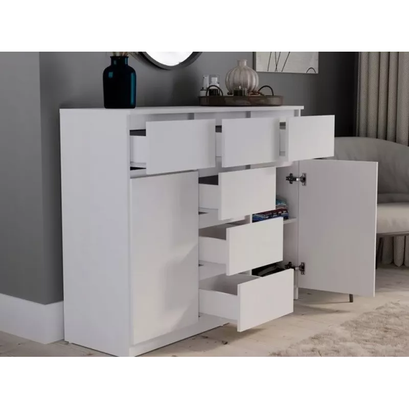 MALWA 2D6S comodino bianco