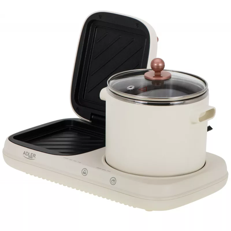 Adler stazione per colazione 2 in 1 | AD 6421 | 1320 W | 1 L | Numero di programmi 1