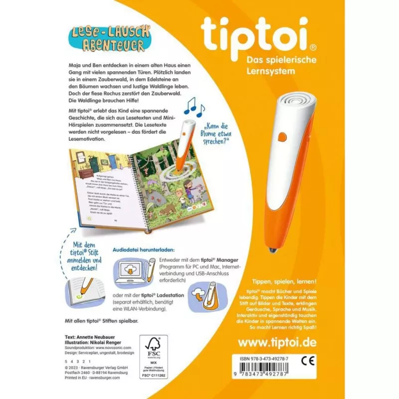 tiptoi Avventura di lettura e ascolto: bosco incantato, libro educativo
