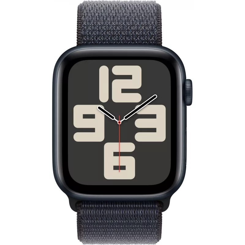 APPLE Watch SE GPS + Cellular 44 mm cassa in alluminio mezzanotte con cinturino Sport Loop Ink