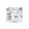 Ubiquiti UACC-Wave-AP-Micro-Mount staffa di montaggio su palo per 4 Wave AP Micro, acciaio inox, palo 25–76 mm, bianca