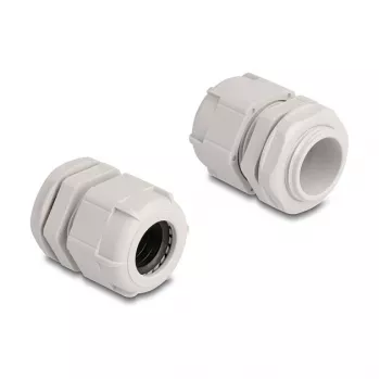 Pressacavo M25 DELOCK 10 pezzi, plastica, grigio