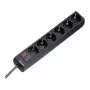 Hama 00030394 protezione da sovratensione nero 6 presa(e) AC 230 V 1.4 m