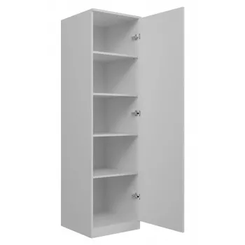 Armadio Top e Shop SD-50 BI con 5 ripiani, 1 porta, telaio bianco