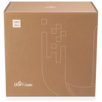 Cavo di rete Ubiquiti U-Cable-C6-CMP U/UTP Cat6 305m bianco