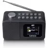 Lenco CR-625BK radiosveglia DAB+/FM con Bluetooth e ricarica wireless, nero