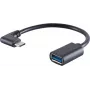 Cavo USB S/CONN 13-30010 USB 3.2 Gen 1 0,1 m USB C USB A nero