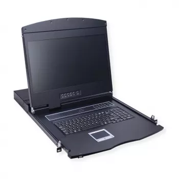 VALUE 26.99.0190 Console KVM da 19 pollici, 8 porte, USB, layout UK
