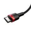 Baseus Cafule cavo USB-Type-C PD2.0 100W Flash-Charging (20V 5A) 2m rosso+nero