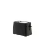 Tostapane Alessi MDL08B nero — design Plissé, 6 livelli di doratura, bagel/scongelamento/riscaldamento, 340×185×250 mm