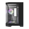 Darflash FT418 case per computer + 6 ventole aRGB (nero)