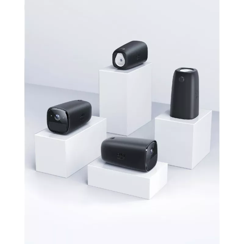 Cover Eufy T8711111 Outdoor nero 2 pezzi
