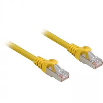 Cavo di rete Sharkoon Cat.6a SFTP RJ-45 Cat6a 0,25 m giallo