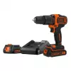 Black & Decker BDCHD18K1B2-QW trapano 1400 giri/min