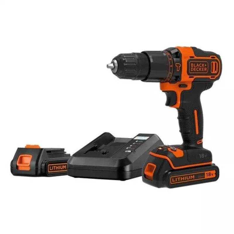 Black & Decker BDCHD18K1B2-QW trapano 1400 giri/min