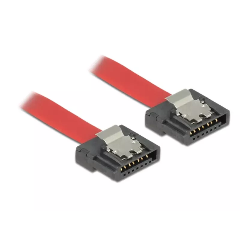 Cavo SATA DeLOCK 0,3 m SATA III 7-Pin rosso