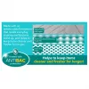 Tappetino da bagno Beldray LA032647LGRYUFFEU7 Antibac Chevron memory foam, antibatterico, grigio