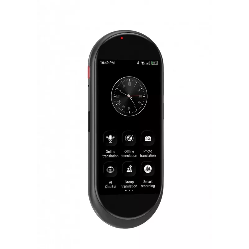 Traduttore vocale portatile MAXCOM MT100 4G, traduzione vocale multilingue, dispositivo compatto